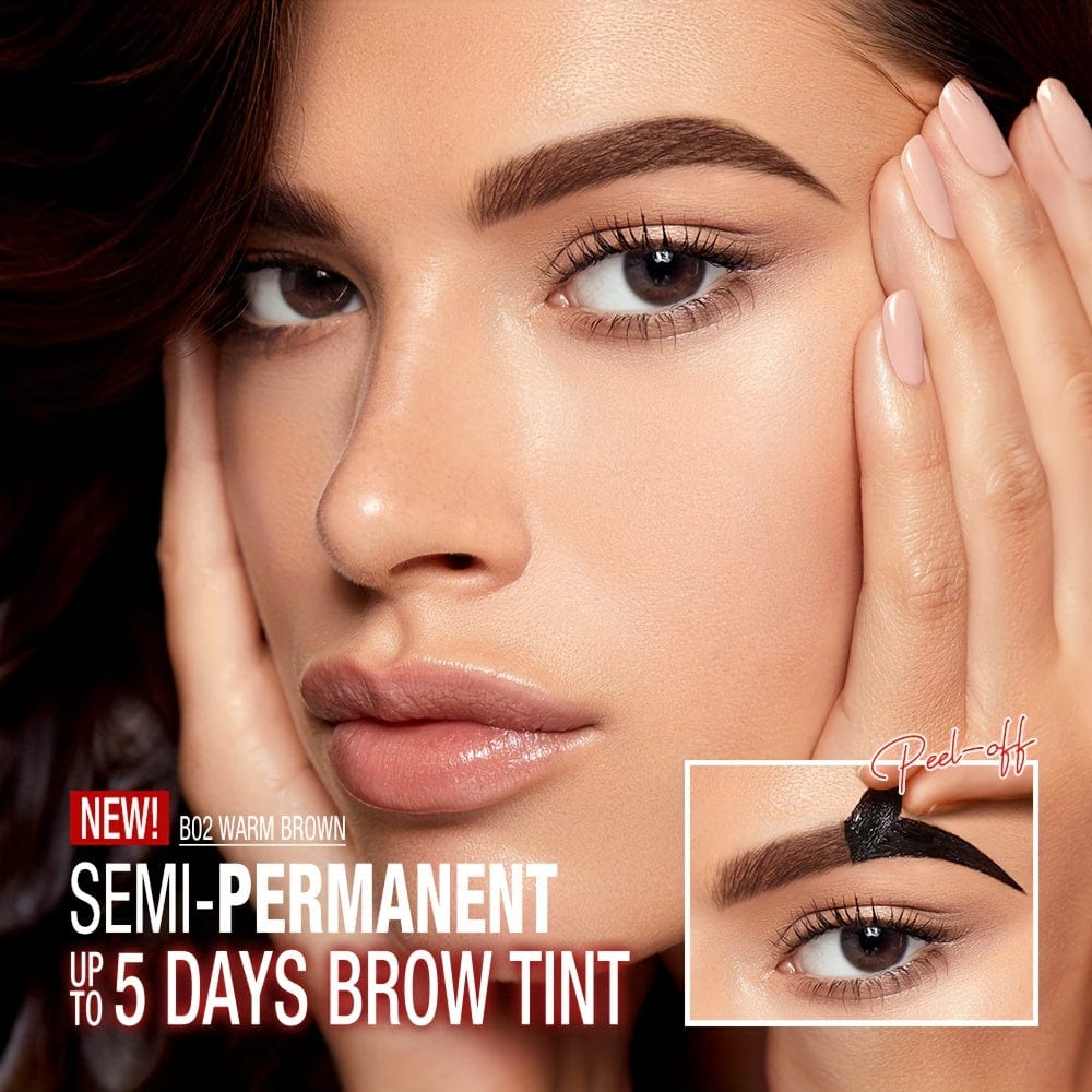 VAIRS® O.TWO.O Tattoo Brow Gel, Peel-off Semi-permanent, Even Dyeing, Long Lasting Eyebrow Makeup Up To 5 Days